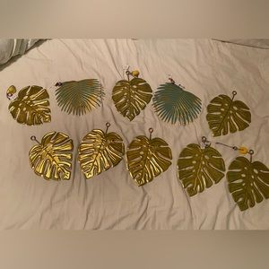 Metal Palm Leaves